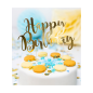 Preview: Cake Topper Happy Birthday Gold